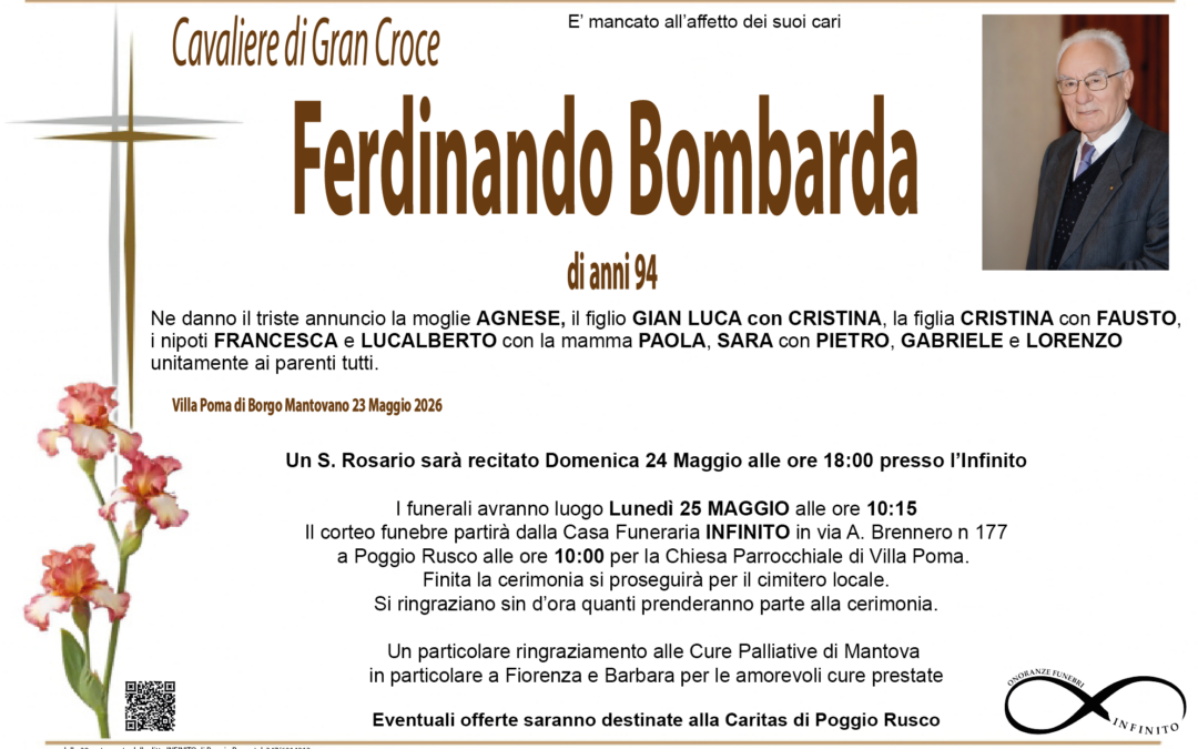 Cavaliere di Gran Croce Ferdinando Bombarda