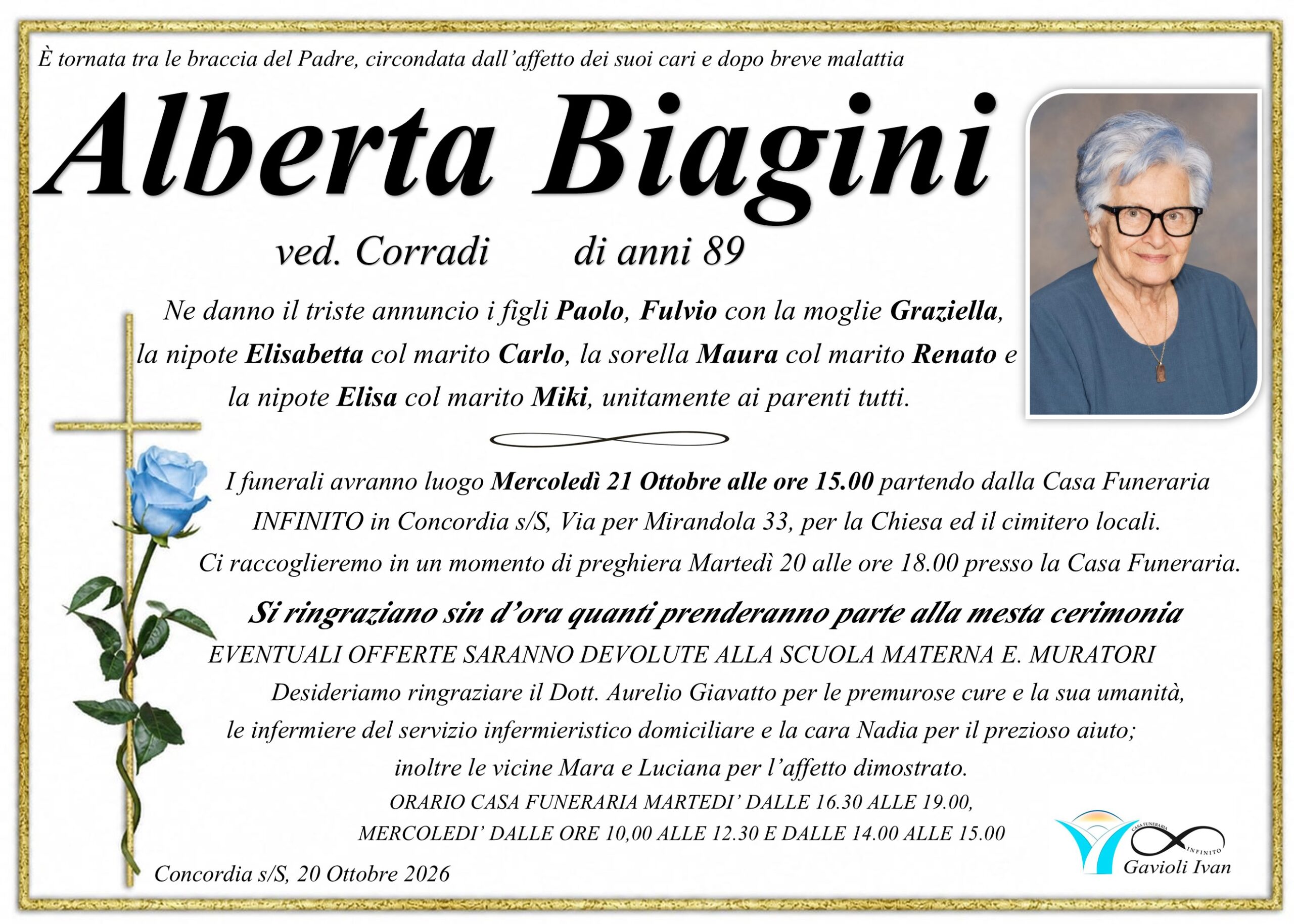 Biagini Alberta manifesto