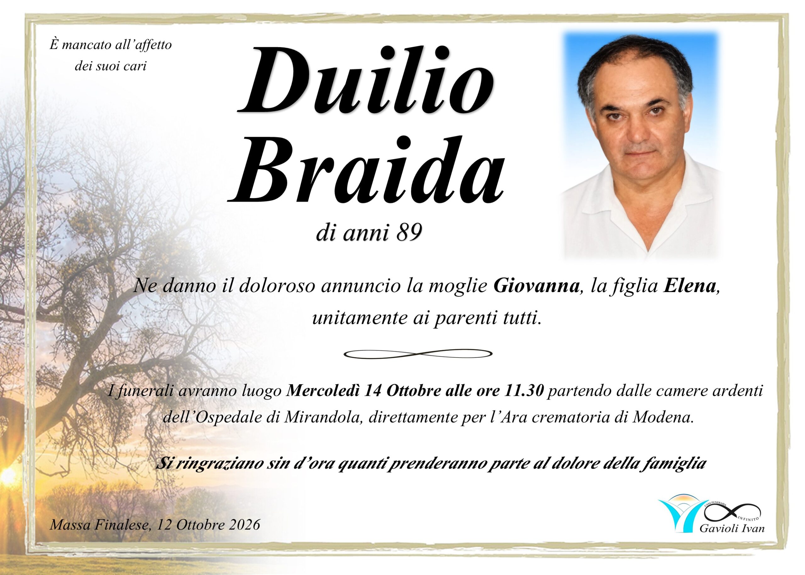 Braida Duilio manifesto